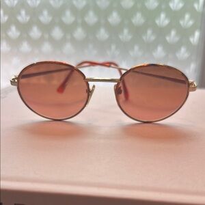 Vintage Serengeti Gold Sunglasses